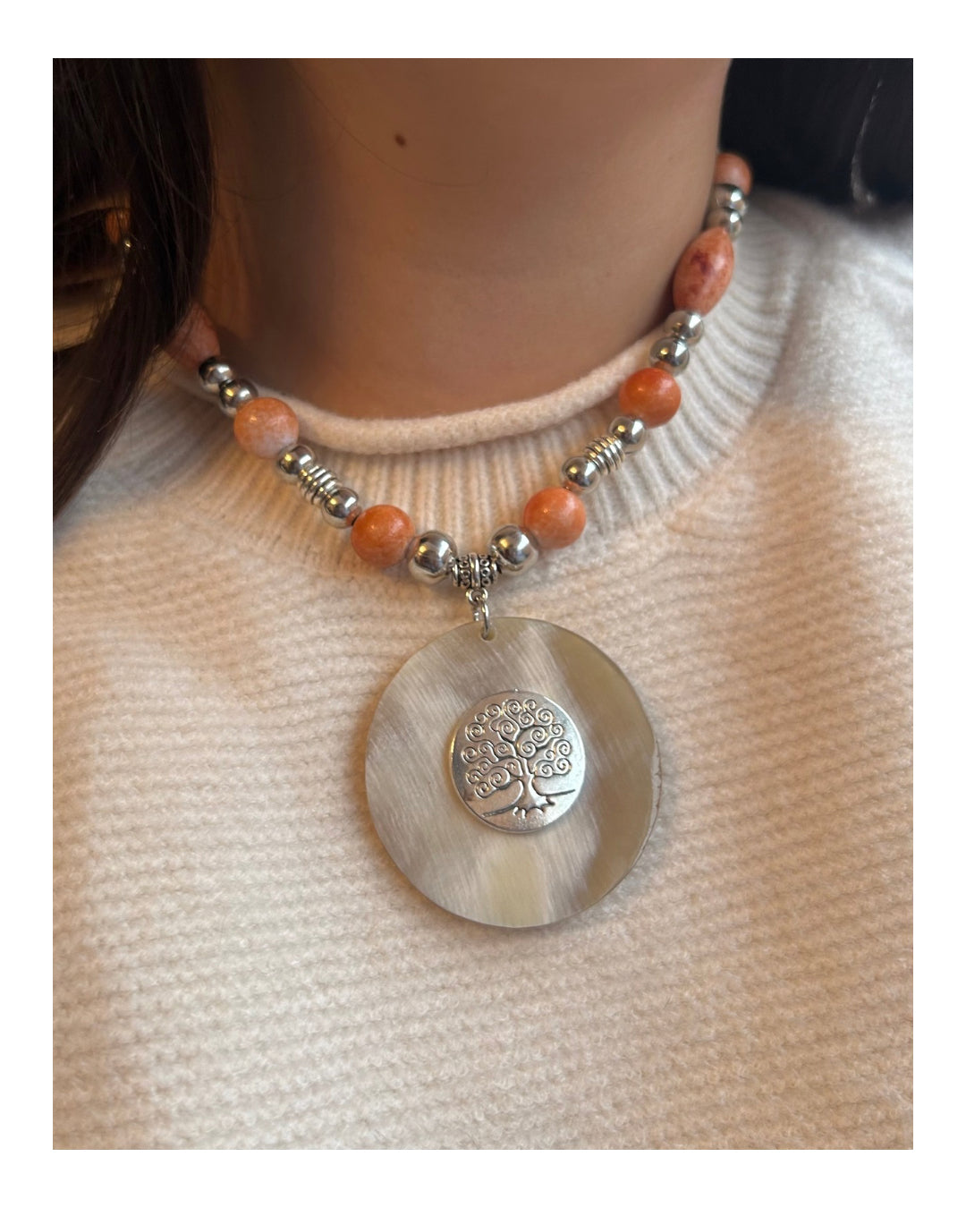 Collar árbol de la vida / guampa