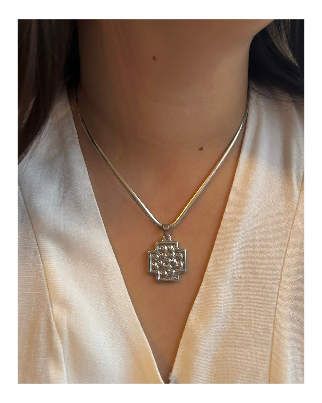 Collar - gargantilla en alpaca