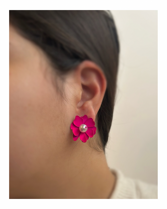 Caravanas flor pequeña