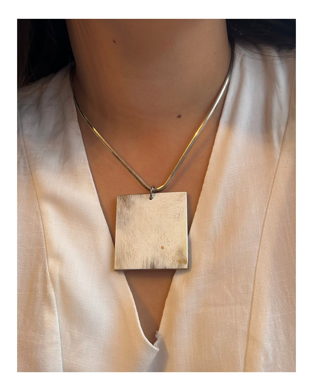 Collar- gargantilla en alpaca