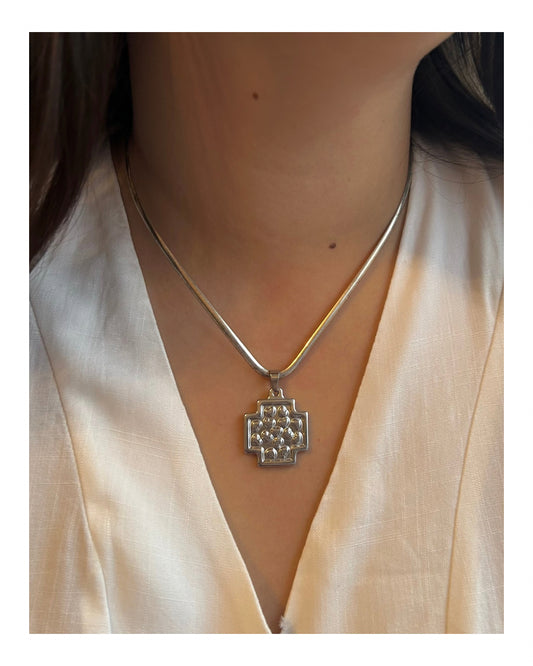 Collar - gargantilla en alpaca