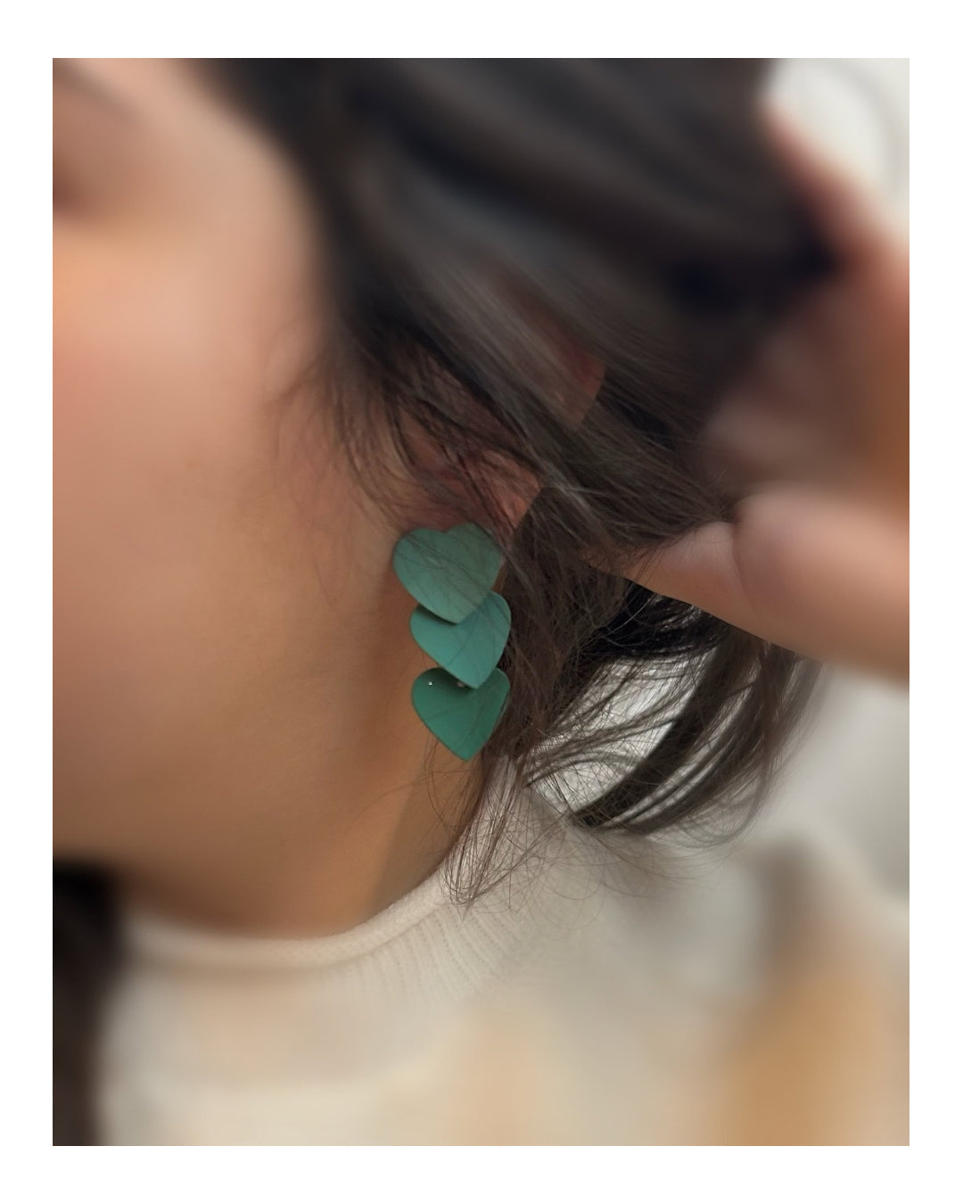 Caravanas con corazones