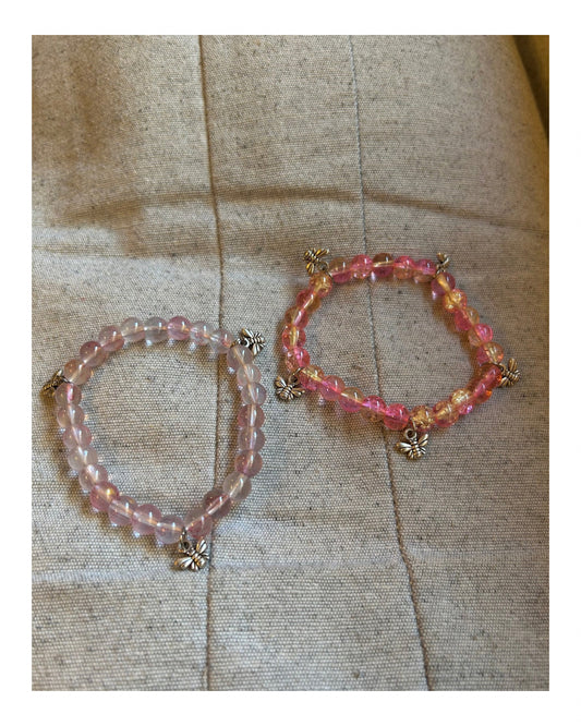 Pulsera acrílico - abejas