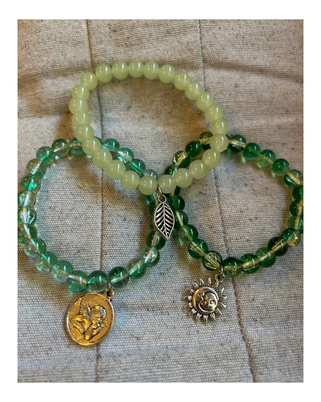 Pulsera acrílico - verde
