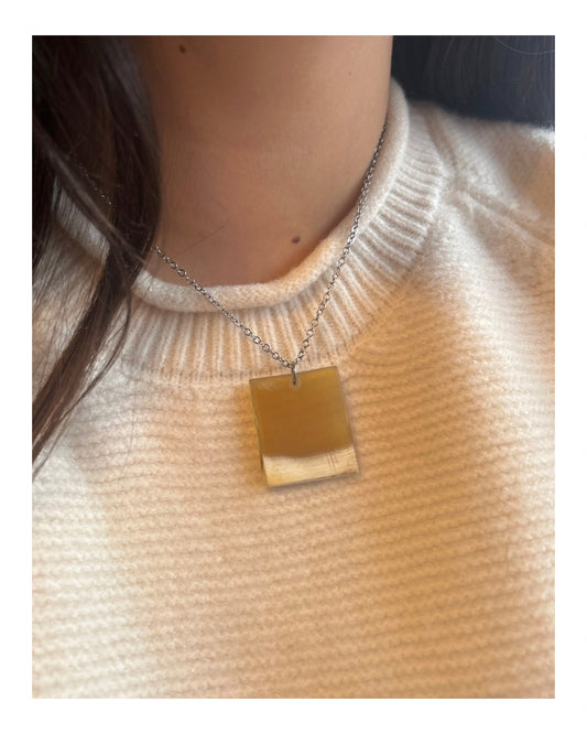 Cadena acero - guampa