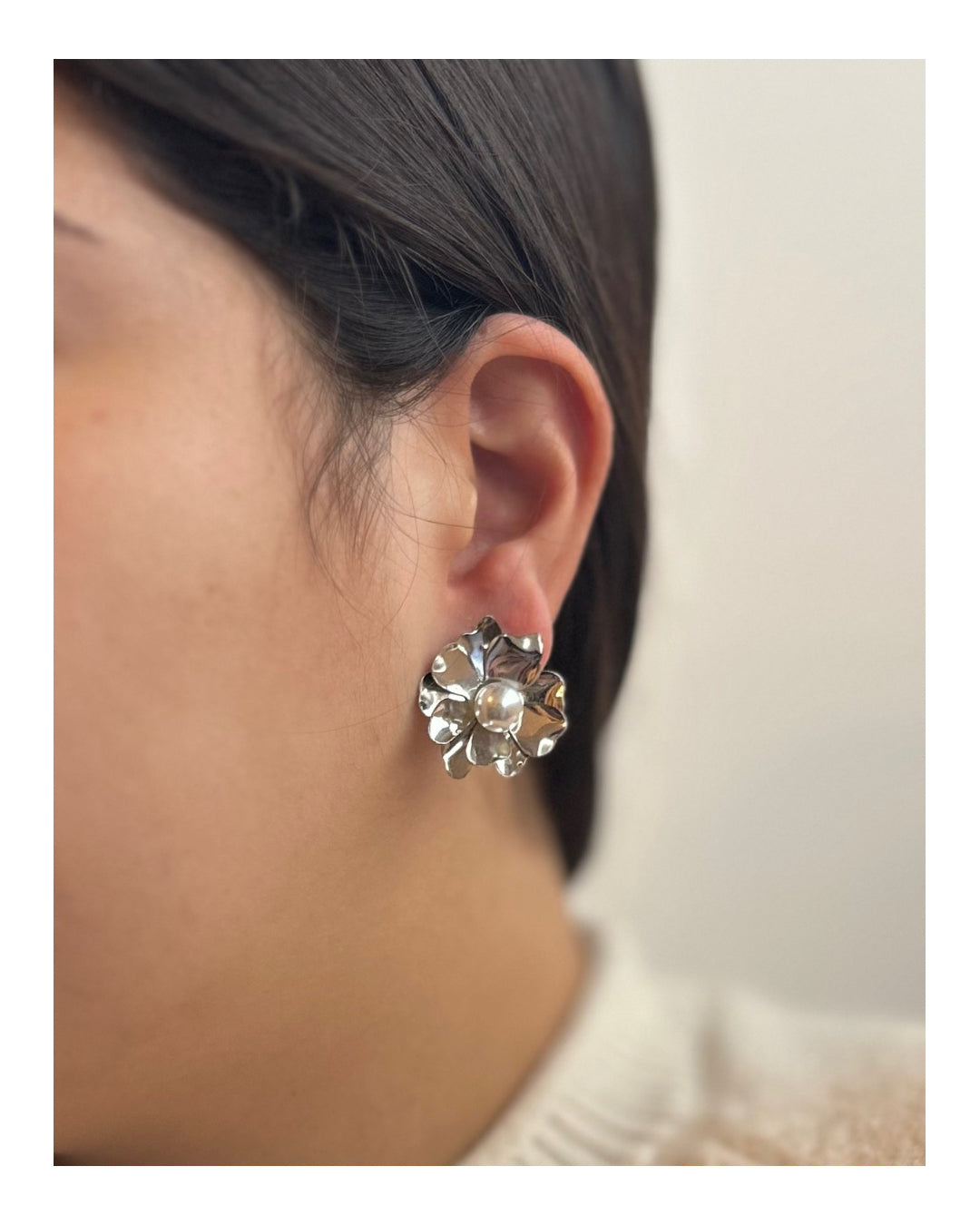 Caravanas flor pequeña